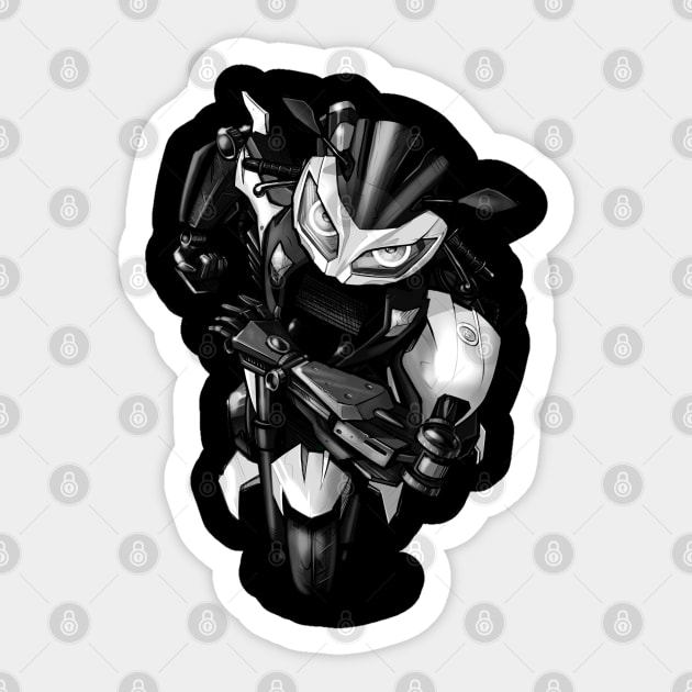 Kawasaki Ninja 300 Transformer Sticker by MOTORIND